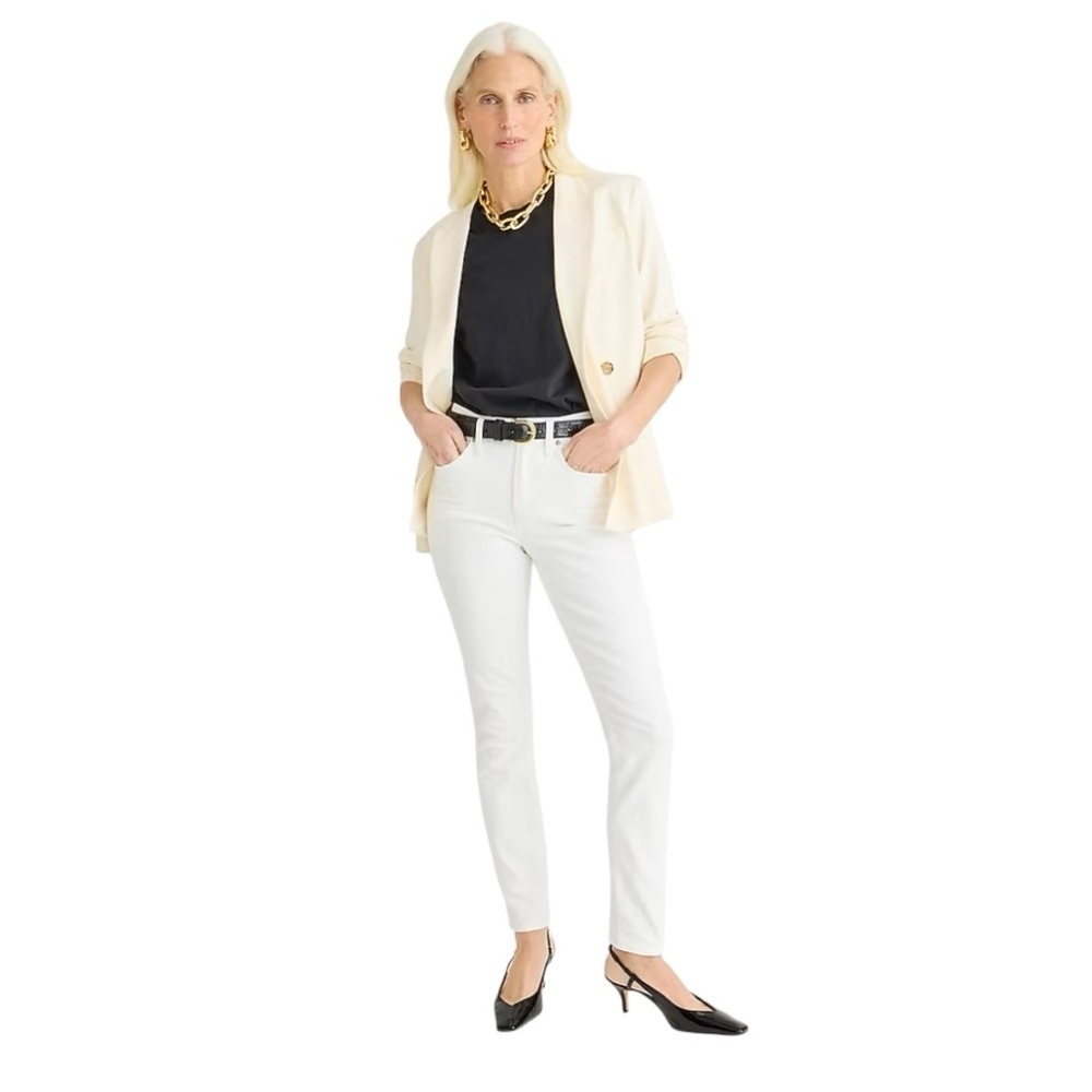 J. Crew White 9” Toothpick Jeans Size 29 #1790 NWT